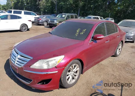 2013 Hyundai Genesis 3.8 z USA, uszkodzony, nr VIN KMHGC4DD0DU225975